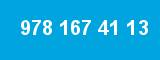 978 167 41 13